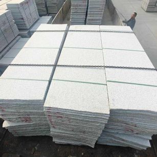 赤峰芝麻白毛板，石材毛板