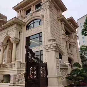赤峰黄金麻别墅外墙异形定制