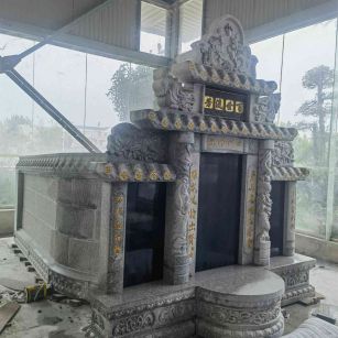 赤峰套墓 墓碑 围坟石 异形定制