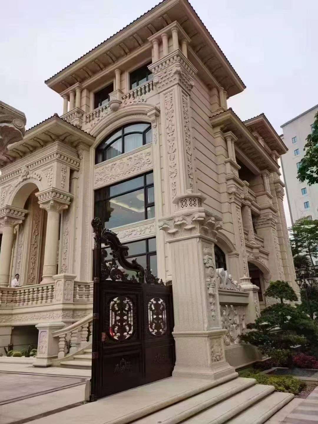 赤峰黄金麻别墅外墙异形定制